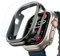 ESR Funda Apple Watch Ultra 2/Ultra con Protector de Pantalla de 49 mm (2023/2022), Protección Militar, Funda Aleación Aluminio con 2 Protectores de Vidrio, Mantente Original, Serie Armorite, Negro
