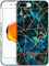 GlamCase for iPhone 7 Plus / 8 Plus, iPhone 7 Plus / 8 Plus Case - Blue Marble Geometric Pattern Printed Slim Fit Cute Plastic Hard Designer Back Case/Cover for iPhone 7 Plus / 8 Plus.