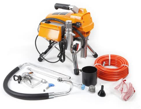 Airless Pulverizador de Pintura, 3000W 23mpa Sistema de Pulverización, 2,7L/min Maquina de Pintura Airless, 3000 PSI Pistola Pintar 30cm Anchura Pulverización, con Método de Regulación, Filtro