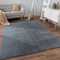 Paco Home Teppich Wohnzimmer Schlafzimmer Kurzflor Skandinavisches Boho Muster Geometrisch Rauten Motiv Einfarbig Weich Modern, Grösse:240x340 cm, Farbe:Anthrazit