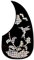 Akustische Folk-Gitarre Pickguard selbstklebend Anti-Kratz-Aufkleber Gitarrenschalen Schutzplatte Plektrumschutz Aufkleber Ersatz