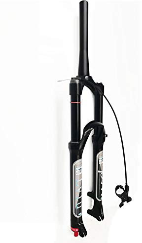 AttLvTu Mountainbike Luftfederung Vorderradgabel MTB Gabel 26/27,5/29 Zoll for MTB XC Offroad-Bike Downhill Radfahren(Tapered Remote Lockout,29 Zoll)