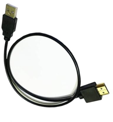 YIGZYCN Portable USB 2.0 To HDMIcompatible Power Supply Connection Cable 0.5m For Easy Device Compatibility