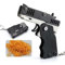 Pessrrtewg Mini Metal Burst Collapsible Rubber Band Gun Toy,Rubber Band Gun With 60pcs Safe Portable Rubber Band,Portable Shooting Game Gun,Cool Gadgets & Weird Stuff for Outdoor Activities