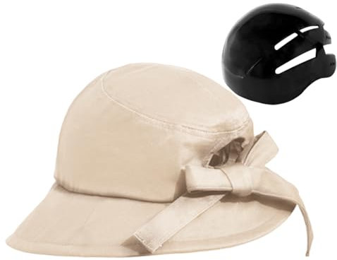 Jubilofex Fahrradhelm Damen Erwachsene,Sonnenschutz Fahrradhelm | Verstellbar Unisex Breitkrempiger Hut Outdoor Ausrüstung Für Camping Wandern Sport Alltag Angeln Freizeit