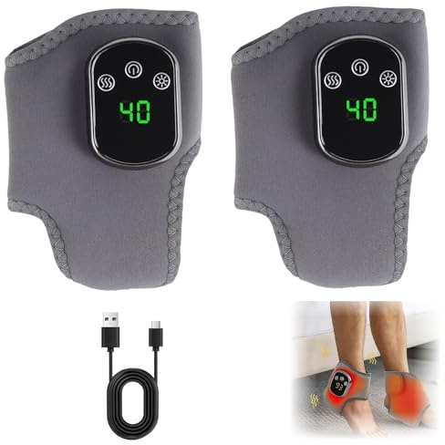 3-In-1 Fußmassagegerät - Cordless Neuropathie Fussmassage Massagegerät, Wärme Foot Massager Durchblutung, Fussmassagegerät Elektrisch (2 Stück)