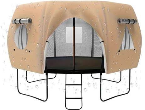 doyandader Schutzhülle für Trampolin | UV-Schutz für Garten, Sonnensegel für den Außenbereich für Trampolin von 4,2 m