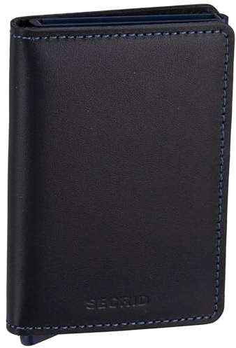 Secrid Women's Men's Wallet Slim Wallet Original One Size, Black-Navy, Einheitsgröße, purses small