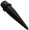Treuheld® | 8mm Dehnstab | Schwarz | Acryl/Bio - Kunststoff | Dehner für Flesh Tunnel + Ohr Plugs | Dehnungsstab + 2 Gummiringe | Ear Expander