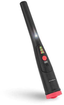 Steinberg Systems Metalldetektor Pinpointer SBS-MD-4 (Ortungstiefe max.: 10 cm, 360° -Seiten-Scan, LED-Taschenlampe, Arbeitsfrequenz: 3,8 kHz, Entfernungserkennung)