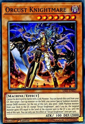 YU-GI-OH! - Orcust Knightmare - SAST-EN021 - Savage Strike - First Edition - Common - Sammelkarte - 1 Stück - Anime - Struktur-Deck - Pipeline-Parallel - Yu-Gi-Oh - 2020 - Excellent