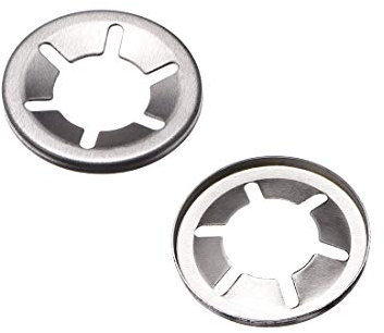 sourcing map 50 Stück Sicherungsscheiben M14 x 28mm Edelstahl Innenzahn Klemmscheiben Unterlegscheiben
