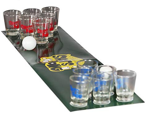 Monsterzeug Shots Pong Jeu à boire avec verres à liqueur pour adultes