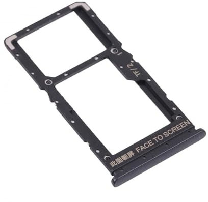 Desconocido Bandeja SIM para XIAOMI Poco X3 / NFC/Pro Adaptador Tarjeta SD Repuesto Negro