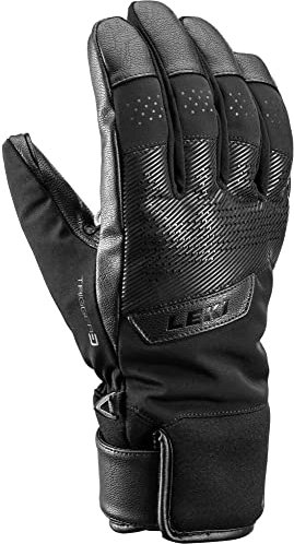 LEKI Performance 3D GTX Schwarz, Gore-Tex Fingerhandschuh, Größe 7 - Farbe Schwarz