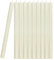 10 Stabkerzen Elfenbein Weiß Durchgefärbt 29 cm Lang Tropffrei Premium