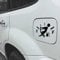 Aufkleber für Auto, Humor, Aufkleber für hohen Benzinverbrauch, Leere Benzinanzeige, für Autos, LKWs, Motorräder und SUVs (Schwarz)
