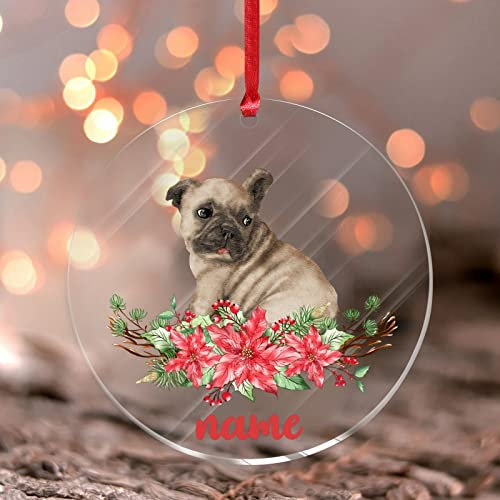 Christmas Ornaments 2022 2022 Personalisierte Hund Acryl Weihnachtsbaum Ornament In Erinnerung an Haustier Weihnachtskugel Haustier Porträt Name Geschenk Sammlerstück Geschenk Baum Dekoration Acryl
