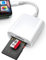 iPhone SD Kartenleser, [Apple MFi zertifiziert] Lightning auf SD/TF Kartenleser für iPhone/iPad Speicherkartenadapter Kamera Card Viewer Reader für iPhone 14/13/12/11/X/XS/XR/8/7 iPad, Plug and Play