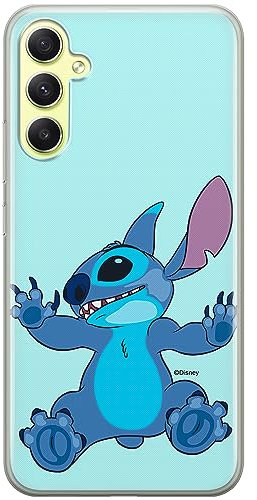 ERT GROUP mobile phone case for Samsung A34 5G original and officially Licensed Disney pattern Stitch 021 optimally adapted to the shape of the mobile phone, case made of TPU