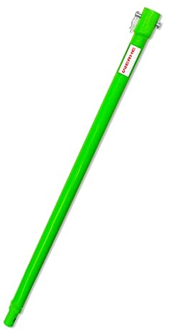 WERHE Verlängerung für Erdbohrer, Vollstahl, 60 cm, 20 mm Aufnahme, Grün | Hohe Standfestigkeit, lange Lebensdauer auch bei harten Böden, kompatibel mit Universalbohrern, inklusive Bolzen und Splint