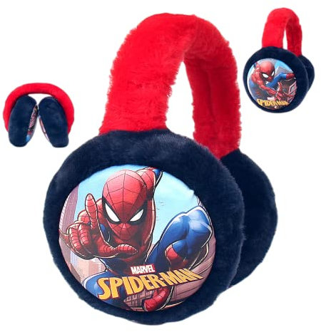 FEIFEI'S BOW Cache-oreilles Spider Elsa en polaire thermique pour enfants garçons et filles, Spider2., taille unique