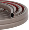 Joint Porte Fenetre Isolation et Phonique, Forme D Caoutchouc Joint de Porte, Autocollante Bande D'étanchéité Anti Froid Isolant Thermique, pour Joint porte entree, Fenetre (Marron, 7M)