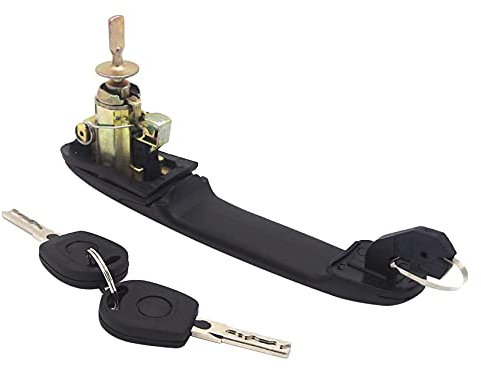 Bumdenuu 6K0837205 6K0837206 TüRgriff Vorne Links Rechts mit SchließZylinder für Ford Galaxy 33Mm StiftläNge