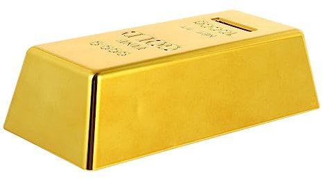 ifundom Geld-Sorage-Glas Sparschwein für Frauen Block Münzbank Coole Sparschweine Bar Türstopper Junge Spielzeug spardose Erwachsener schmücken Blöcke Fräulein Münze