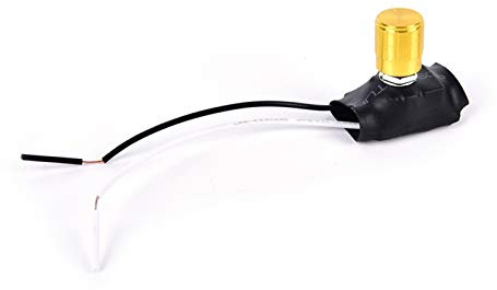 Drehgeber Heiße Neue 220V 1A, 3A Ton Tisch Lampe Full Range Dimmer Drehschalter 2 Weg Gold/Silber Farbe Großhandel industrieller Schalter (Color : Gold, Size : 1A)