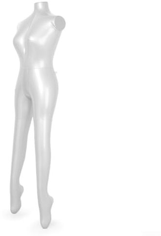 Leichte Schaufensterpuppe aus PVC-Kunststoff, ohne Arme, aufblasbarer Schnuller, Brustumfang 30 / 5 cm