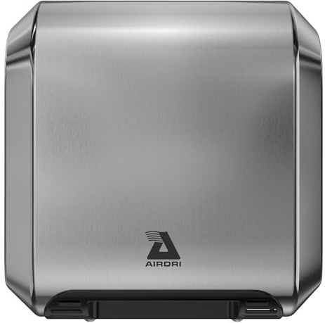AirDri ComfortDRI Automatic Rapid Hand Dryer | ADA Compliant Surfaced Mounted | Commercial Handsfree Blower | Ultra Fast 15 Second Drying | Energy Efficient | Warm Airflow | Ultra Quiet | 67dBA