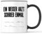 Tasse mit Spruch Weiser Arzt Unterschrift Becher Ärztin Hieroglyphen Sauklaue - lustiges Geschenk - Kaffeebecher als Geschenkidee - Kaffeetasse 330ml - Weiss-Schwarz