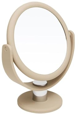 Alice Wheeler Boxed Soft Touch Vanity Mirror 1x / 7x magnification (Stone)