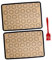 COLLBATH 1 Satz Backmatte Aus Silikon Mikrowellenmatte Kuchenform Matte Antihaft-kochmatte Backmatte Antihaft Macaron-backmatte Antihaft-backmatte Antihaft-ofenauskleidung Kieselgel