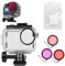 TEHAOUU Underwater Case Compatible with DJI Action 5 Pro Waterproof Case & Filters Kit for Action 4/3 Deep Diving Camera Accessories
