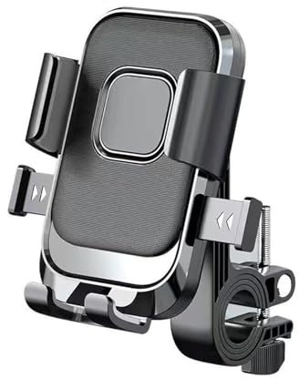 VODHXA Handyhalterung Fahrrad für Trek Superfly 2010, 360° Drehbar Handyhalterung Motorrad, Anti-Shake Handy Halterung Fahrradlenker, Fahrradlenker Telefonhalter,A Black