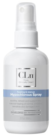 CLn Hypochlorous Spray - Daily Cleansing Spray to Manage Minor Skin Cuts and Lacerations Without Alcohol, Antibiotics, Steroids or Fragrance, 89ml