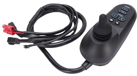 Jiawu Universal Electric Chair Controller Joystick 50A mit Rampenhaltefunktion für Senioren, Aluminiumlegierungsbau