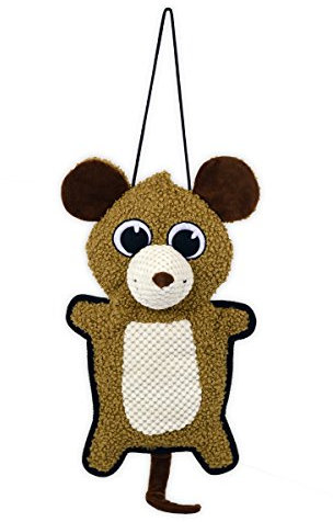 Our Pets Door/Floor Cat Scratcher Mouse Krinkle Scratching Pad with Catnip