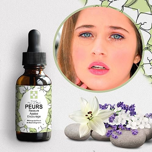 Fleurs de Bach PEUR - Une solution naturelle contre les Peurs et l'Anxieté -Ce mélange de Fleurs de Bach apporte courage et force - Fl 10 ML
