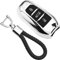KASER Coque Clé en Silicone Compatible pour Peugeot Citroen 108 208 308 508 Citrone C1 C3 C5 Cover Housse Porte-clé TPU Protection Télécommande Keyless (Argent)