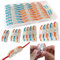 CTRICALVER SPL-1 Compact Connettore | Morsettiera a Barra di Pressione Bilaterale | Morsettiere elettriche (13 pcs Blu+13 pcs Rosso)