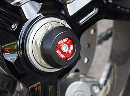 GSG-Moto Sturzpads Hinterrad Inlay Rot für die Ducati Hypermotard 950 /SP ab 2019