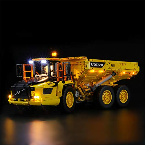 LIGHTAILING Licht-Set Für (Technic Knickgelenkter Volvo-Dumper 6x6) Modell - LED Licht-Set Kompatibel Mit Lego 42114(Modell Nicht Enthalten)