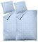 Dormisette 2er Pack Bettwäscheset Linon Bettwäsche Baumwolle Karo ca. 135x200/80x80 cm (türkis)