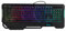 NGS GKX-450- Tastiera Gaming a membrana con luci RGB, QWERTY Italiano, programmabile, 19 tasti multimediali, cavo da 1,8 m, nero