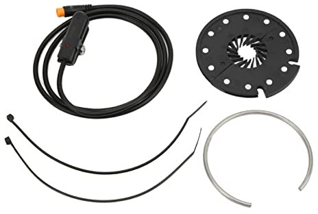 Jeffergarden Assist speed sensor, KT‑D12R Bike Power Pedal Assist sensor Powerful universal ABS with waterproof connector for electric bicycle conversion kit