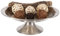 H4L Dekoschale rund Ø46cm Blumenschale modern Aluminium Obstschale RAW-Optik Design Schale Metall