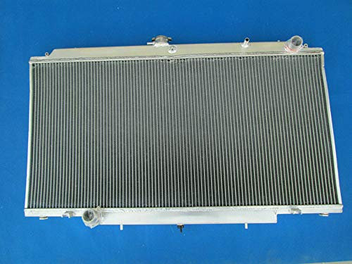 FSMOTO Radiador de aluminio 1997-2013 para Nis-san Safari Patrol Y61 GU 2.8/3.0 TDI RD28 ZD30 ZD30CR MT